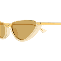Napoli - Corso Giuseppe Garibaldi 197 - Gafas de sol Bottega Veneta Mujer BV1346S003-YELLOW-YELLOW-BROWN56 - BV1346S003-YELLOW-YELLOW-BROWN56